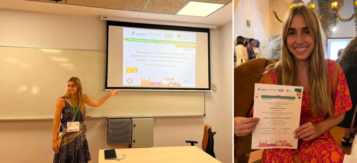 Imagen Premio internacional para el TFM en Energías Renovables de una doctoranda de la UPCT